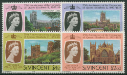 St. Vincent 1978 25 Jahre Krönung Von Königin Elisabeth II. 499/502 Postfrisch - St.Vincent (1979-...)