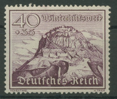 Deutsches Reich 1939 WHW Bauwerke 738 Postfrisch, Zahnfehler (R19118) - Neufs
