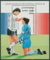 Kambodscha 1996 Fußball-WM'98 Frankreich Block 218 Postfrisch (C98124) - Cambodia