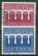Schweiz 1984 Europa CEPT Post-/Fernmeldewesen Brücke 1270/71 Gestempelt - Used Stamps