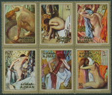 Ajman 1971 Gemälde: Edgar Degas 835/40 A ZD Postfrisch (C98187) - Adschman
