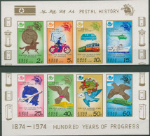 Korea (Nord) 1978 Weltpostverein UPU Zustellung 1693/98 B ZD Postfrisch (C98052) - Korea, North