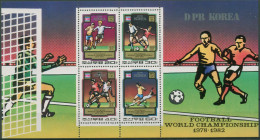 Korea (Nord) 1980 Fußball-WM Spanien & Argentinien Block 78 Postfrisch (C98005) - Korea, North