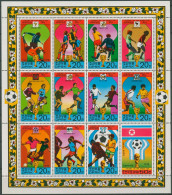 Korea (Nord) 1978 Fußball-WM Austragungorte 1733/44 ZD-Bogen Postfrisch(SG98079) - Korea, North