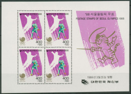 Korea (Süd) 1986 Olympische Sommerspiele'88 Seoul Block 511 Postfrisch (C97977) - Korea, South