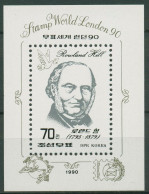 Korea (Nord) 1990 STAMP WORLD LONDON Rowland Hill Block 253 Postfrisch (C98035) - Korea, North