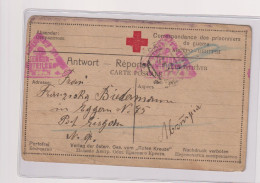 RUSSIA, 1917  POW Postal Stationery To  AUSTRIA - Briefe U. Dokumente