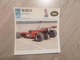 1969-1971 - Voitures De Course - Brabham  Bt30/Bt36 F2 - Moteur Cosworth - Grande-Bretagne - Fiche Technique - - Sonstige & Ohne Zuordnung