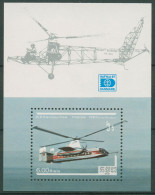 Kambodscha 1987 HAFNIA Hubschrauber Block 155 Postfrisch (C98119) - Kambodscha