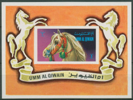 Umm-Al-Qaiwain 1971 Tiere Pferde Block 36 Postfrisch (C98268) - Umm Al-Qaiwain