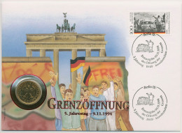 Bund 1994 Grenzöffnung Brandenburger Tor Numisbrief 1 DM (N610) - Lettres & Documents