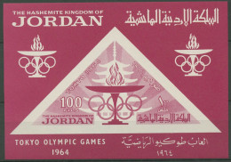 Jordanien 1964 Olympische Sommerspiele Tokio Block 16 Postfrisch (C98157) - Jordania