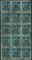 Deutsches Reich 1923 Freimarke Mit Aufdruck 284 15er-Block Gestempelt (R19853) - Oblitérés