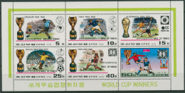 Korea (Nord) 1978 Fußball-WM Gewinner 1747/53 K Postfrisch (C98054) - Corée Du Nord