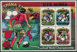 Korea (Nord) 1982 Fußball-WM Spanien Gewinner A 2094/97 K Postfrisch (C98061) - Corea Del Norte