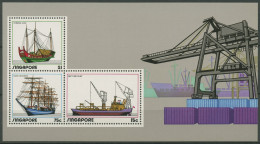 Singapur 1972 Schiffe Block 4 Postfrisch (C98091) - Singapore (1959-...)