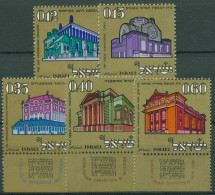 Israel 1970 Jüdische Festtage Synagogen 480/84 A Mit Tab Postfrisch - Unused Stamps (with Tabs)