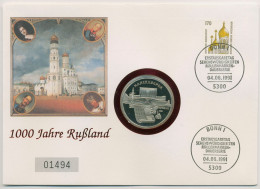 Bund 1991 Russland Bauwerke Numisbrief Mit 5 Rubel Rußland Pp (N627) - Russie