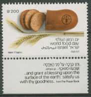 Israel 1984 Welternährungstag Brot Getreide 977 Mit Tab Postfrisch - Unused Stamps (with Tabs)