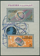 Fujeira 1966 Weltraumforschung Satelliten Block 4 A Gestempelt (C98230) - Fudschaira