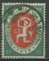 Deutsches Reich 1919 Nationalversammlung Weimar 109 Gestempelt Geprüft - Used Stamps