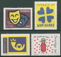 Schweden 1996 Grußmarken Theatermasken Posthorn 1959/62 Postfrisch - Unused Stamps