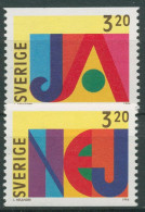 Schweden 1994 Grußmarken Ja & Nein 1852/53 Postfrisch - Neufs