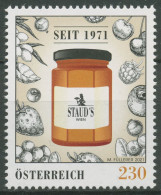 Österreich 2021 Warenzeichen STAUD`S Feinkost Marmelade 3579 Postfrisch - Neufs