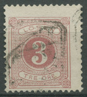 Schweden 1877 Portomarken Ziffernzeichnung Inschrift LÖSEN P 2 B Gestempelt - Portomarken