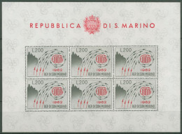 San Marino 1962 Europa CEPT Kleinbogen 749 K Postfrisch (C62287) - Blokken & Velletjes