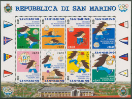 San Marino 2001 Europäische Sportspiele Maskottchen 1958/65 K Postfrisch(C62290) - Blocs-feuillets