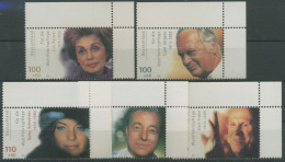 Bund 2000 Schauspieler Rühmann, Gerd Fröbe 2143/47 Ecke 2 Postfrisch (E3257) - Unused Stamps