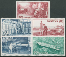 Schweden 1975 Feuerwehr Polizei Rettungsdienst 913/17 Postfrisch - Unused Stamps