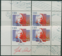 Bund 2000 Johann Sebastian Bach 2126 Alle 4 Ecken Postfrisch (E3226) - Unused Stamps