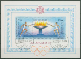 San Marino 1984 Olympische Sommerspiele Los Angeles Block 9 Gestempelt (C62284) - Blocs-feuillets