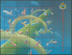 San Marino 2001 Weihnachten Gemälde 1982/97 ZD-Bogen Postfrisch (C62291) - Blocks & Sheetlets