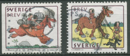 Schweden 2002 Chinesisches Neujahr Jahr Des Pferdes 2266/67 Gestempelt - Oblitérés