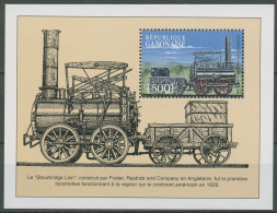 Gabun 2000 Eisenbahn Dampflok Stourbridge Lion Block 113 Postfrisch (C40422) - Gabon (1960-...)