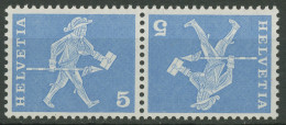 Schweiz 1960 Postmotive Standesläufer 696 X Kehrdruck KD 45 Y Postfrisch - Unused Stamps