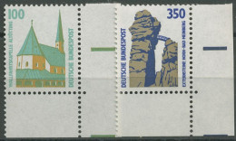 Bund 1989 Sehenswürdigkeiten SWK 1406/07 Ecke 4 Postfrisch - Neufs