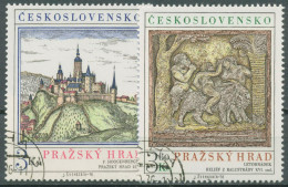 Tschechoslowakei 1976 Prager Burg 2343/44 Gestempelt - Used Stamps