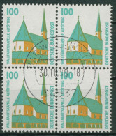 Bund 1989 Sehenswürdigkeiten SWK 1406 V 4er-Block Gestempelt - Oblitérés