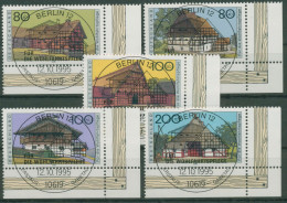 Bund 1995 Bauwerke Bauernhäuser 1819/23 Ecke 4 Mit TOP-ESST Berlin (E2486) - Used Stamps