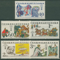 Tschechoslowakei 1977 Kinderbuchillustrationen 2391/95 Postfrisch - Ongebruikt