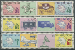 Tschechoslowakei 1974 Weltpostverein UPU Postbeförderung 2222/27 Gestempelt - Gebruikt