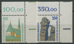 Bund 1989 Sehenswürdigkeiten SWK 1406/07 Ecke 2 Postfrisch - Neufs