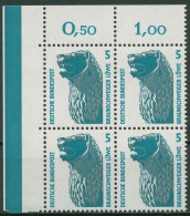 Bund 1990 Sehenswürdigkeiten SWK 1448 V 4er-Block Ecke 1 Postfrisch - Unused Stamps