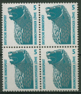 Bund 1990 Sehenswürdigkeiten SWK 1448 V 4er-Block Postfrisch - Unused Stamps