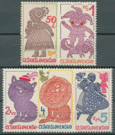 Tschechoslowakei 1980 Scherenschnitte Tiere 2578/82 Postfrisch - Unused Stamps