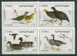 Syrien 2002 Tiere Vögel Huhn Ente Gans 2111/14 Postfrisch - Syria